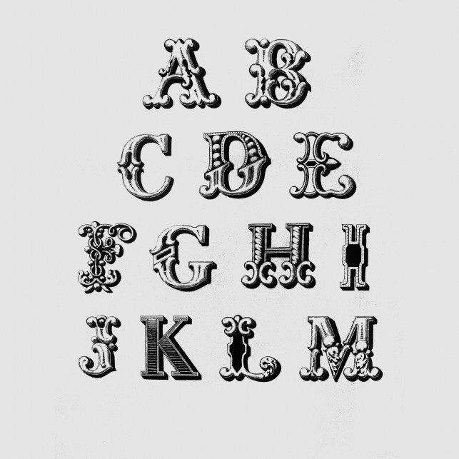 19th century alphabets