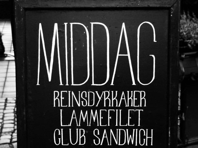 Oslo: Lettering with Chalk